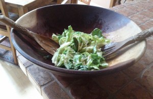 Wood bowl from Durban, S.A. 