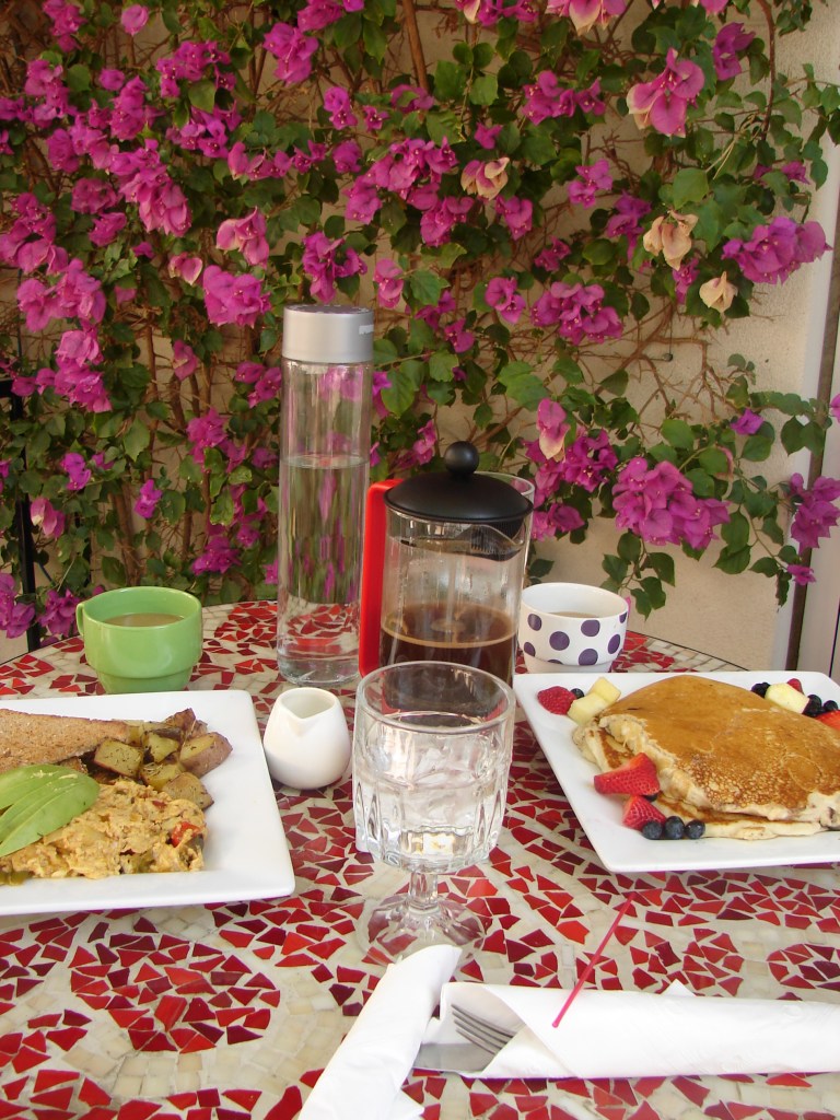 cafe europa with french press coffee.