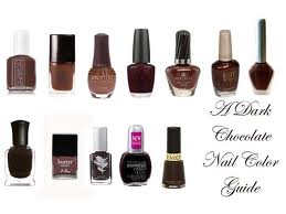 chocolate shades of nail polish