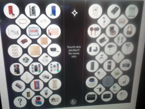 A most unusual vending machine - goes with the surroundings.