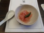 Granita - in between tastings: hibiscus, tonic, lemongrass, baby grand fir