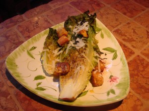 grilled romaine