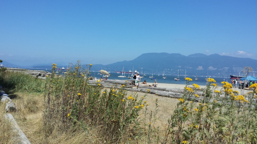 The beach at Jericho