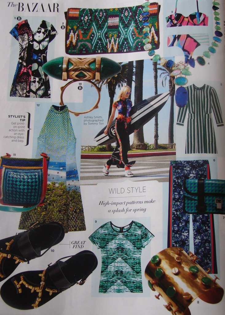 From May issue of Harper's Bazaar Magazine