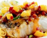 White Fillet topped with Spicy Fruit Salsa