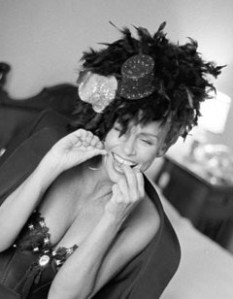 Lauren Hutton for Bazaar Magazine - love the headpiece.