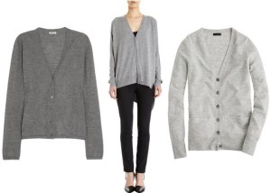 GREY CARDIGAN