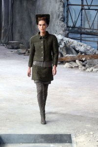 Model Erin Wasson walks the runway during Chanel show as part of Paris Fashion Week Haute-Couture Fall/Winter 2013-2014 at Grand Palais on July 2, 2013 in Paris, France. (Photo by Michel Dufour/WireImage)