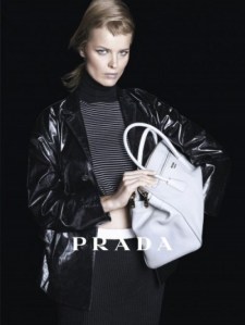 Eva Herzigova in Prada Ad from last Spring.