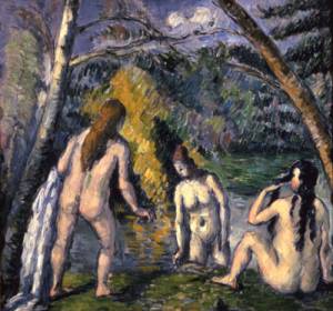 Three Bathers, 1879-82 Oil on canvas 21 7/16 x 20 5/16 in. (55 x 52 cm) Petit Palais, Musée des Beaux-Arts de la Ville de Paris