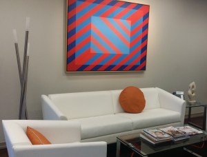 A magnificent piece by Joseph Kyle brings life to a downtown office.