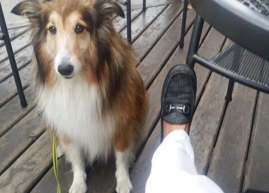 he says "I love you even with your loafers"