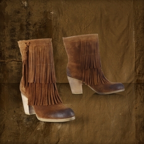 my new distressed looking fringe benefit boots