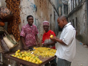 Zanzibar fruit stand