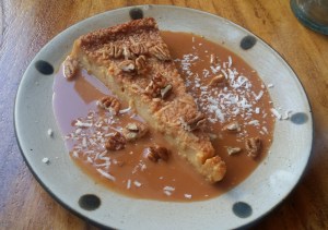 After that a taste of something sweet.  The "best" coconut flan with dulce de leche & soaked in mexcal.