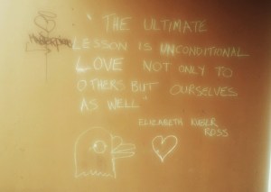 I saw this on a wall & it made me think