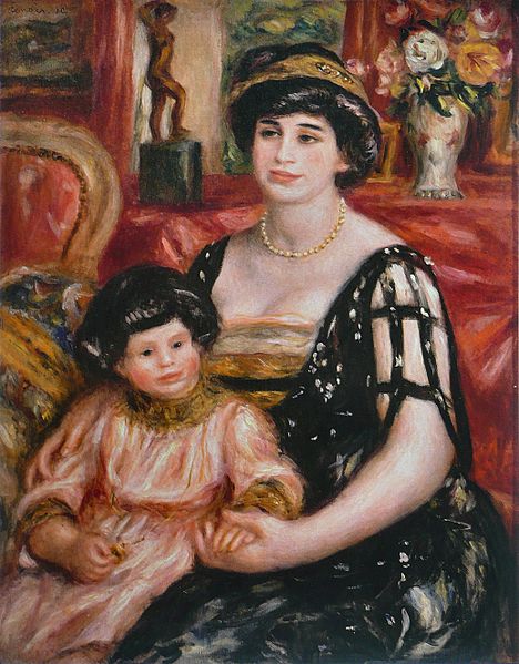 Madame Josse Bernheim-Jeune et son fils Henry [Mrs Josse Bernheim-Jeune and her son Henry]