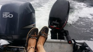 but I didn't want my deck shoes would go to waste