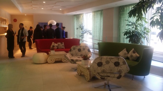 A little lingering & mingling at the end