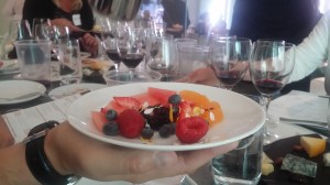 I forgot the fruit plate