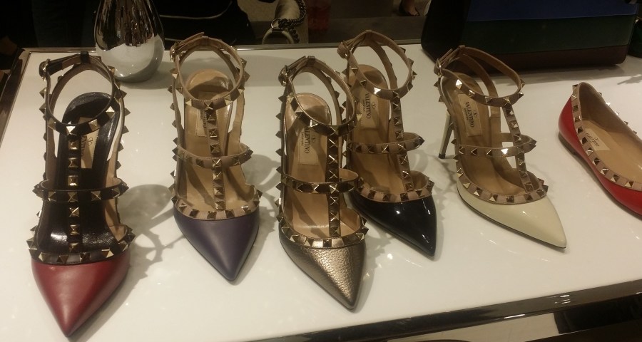 Love these Valentino Rock Star Stud heels and flats