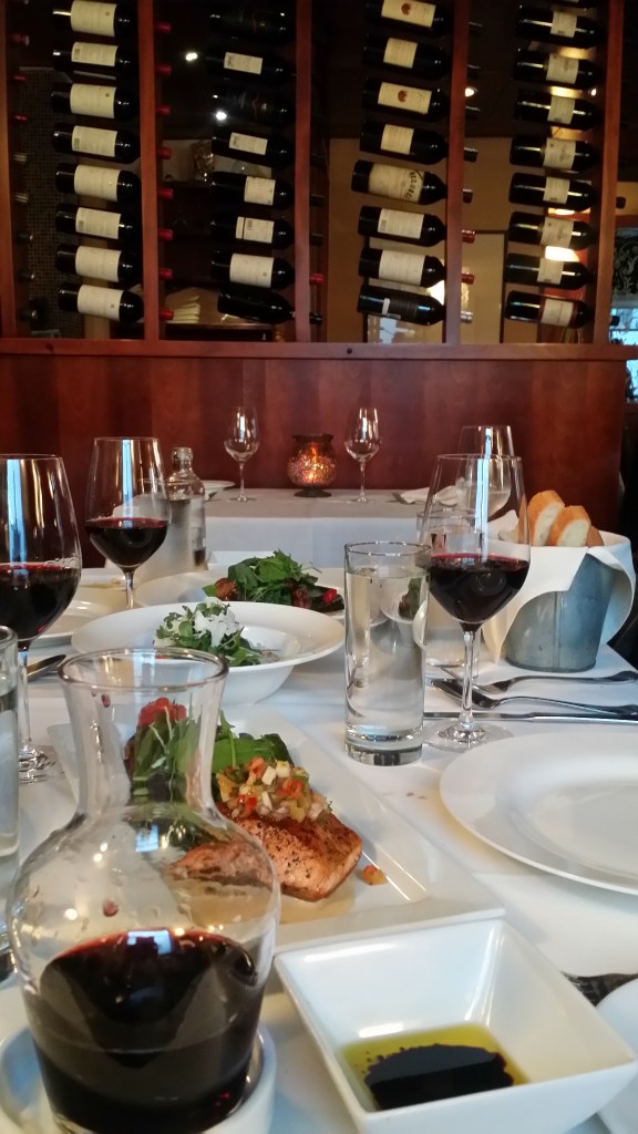 Grilled Salmon, homemade Gnocchi and Osso bucco Lamb