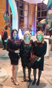 with sister Lisa and friend Colleen