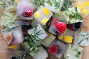 Good garnish...who uses plain ice cubes any more?