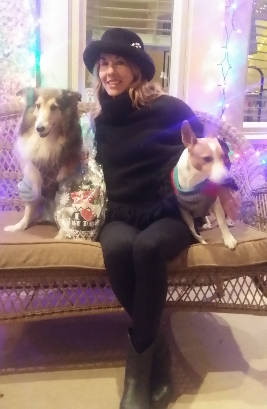 We won a door prize from the Santa Paws Fundraiser