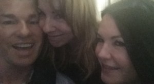 The best selfie of the 3 of us from the evening - which is pretty sad