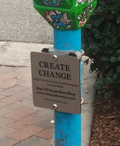 Say NO to panhandling