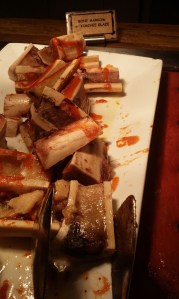 bone marrow with kimchee glaze