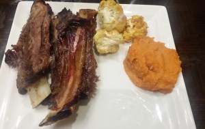 the beef ribs were crazy good