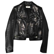 St. Laurent Leather Biker Jacket