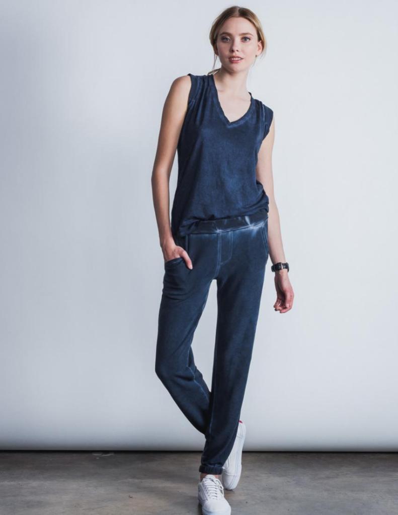 Ruby V Neck, Pocket Sweaty