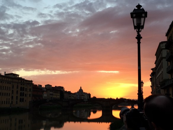 Sunset in Florence. photo: Colleen Kohse