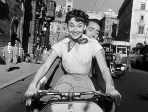 Audrey Hepburn & Gregory Peck in Roman Holiday