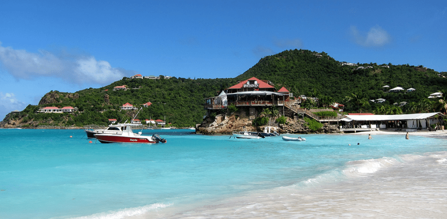 BEST FOR PEOPLE WATCHING: BAIE DE ST. JEAN (ST. BARTS, FRENCH WEST INDIES) photo: John M/flickr
