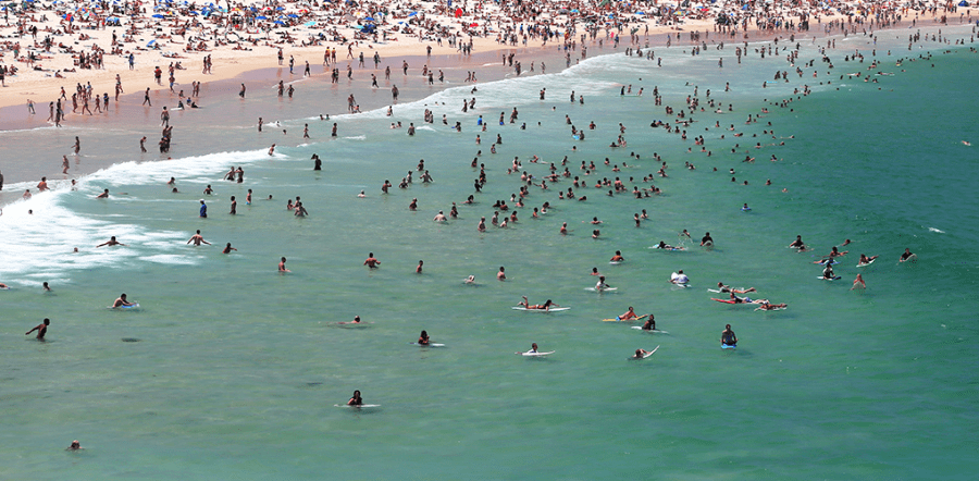  bondi IMPRESSIONS/GETTY IMAGES BEST FOR SURFING: BONDI BEACH (SYDNEY, AUSTRALIA) photo: Impressions/Getty Images