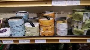 Selection of handmade cheeses