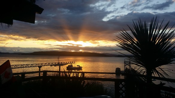 Sunrise on Piers Island