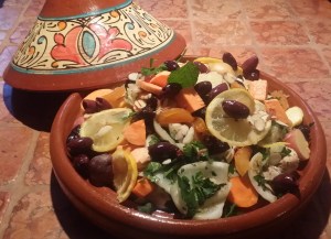 Just before going in the oven