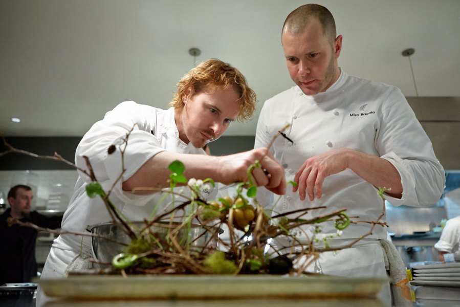 Restaurateur Grant Achatz, left. Source: Alinea Restaurant 