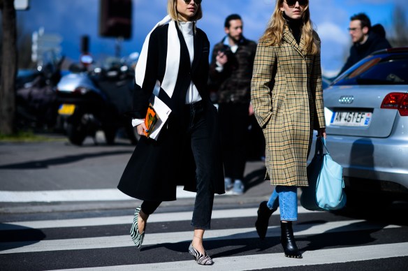 Paris Fashion Week Fall 2016 Street Style. Photo by Adam Katz Sinding.