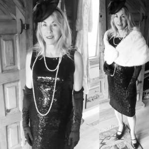 While getting ready I came across my mom's mink stole.