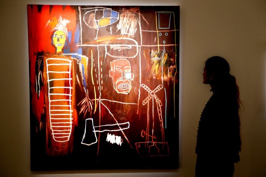 A painting by Jean-Michel Basquiat called 