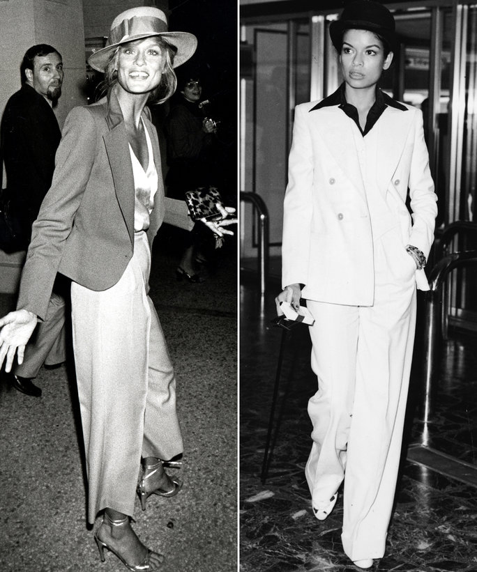 Lauren Hutton & Bianca Jagger