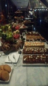 dessert table