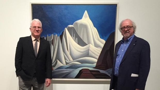 Steve Martin was Michael's guide for a tour of a new exhibition of Harris's work at the Art Gallery of Ontario. (Art Gallery of Ontario)