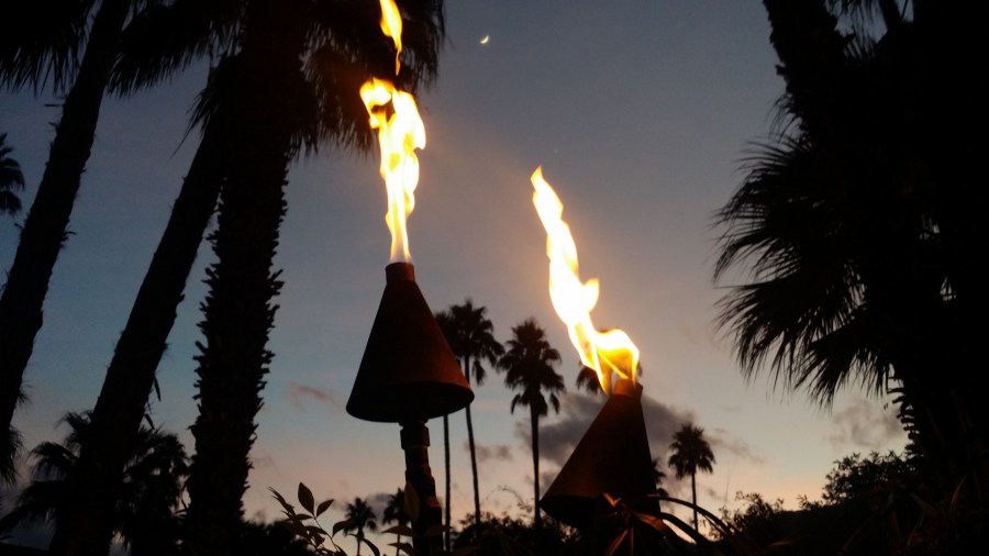 Girl on Fire - Tiki Style